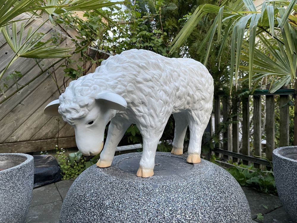 Gartendekoration – Schlafender Hund In Hängematte, Kunstharz, Braun, 18,3 Cm, Für Baum, Terrasse & Garten