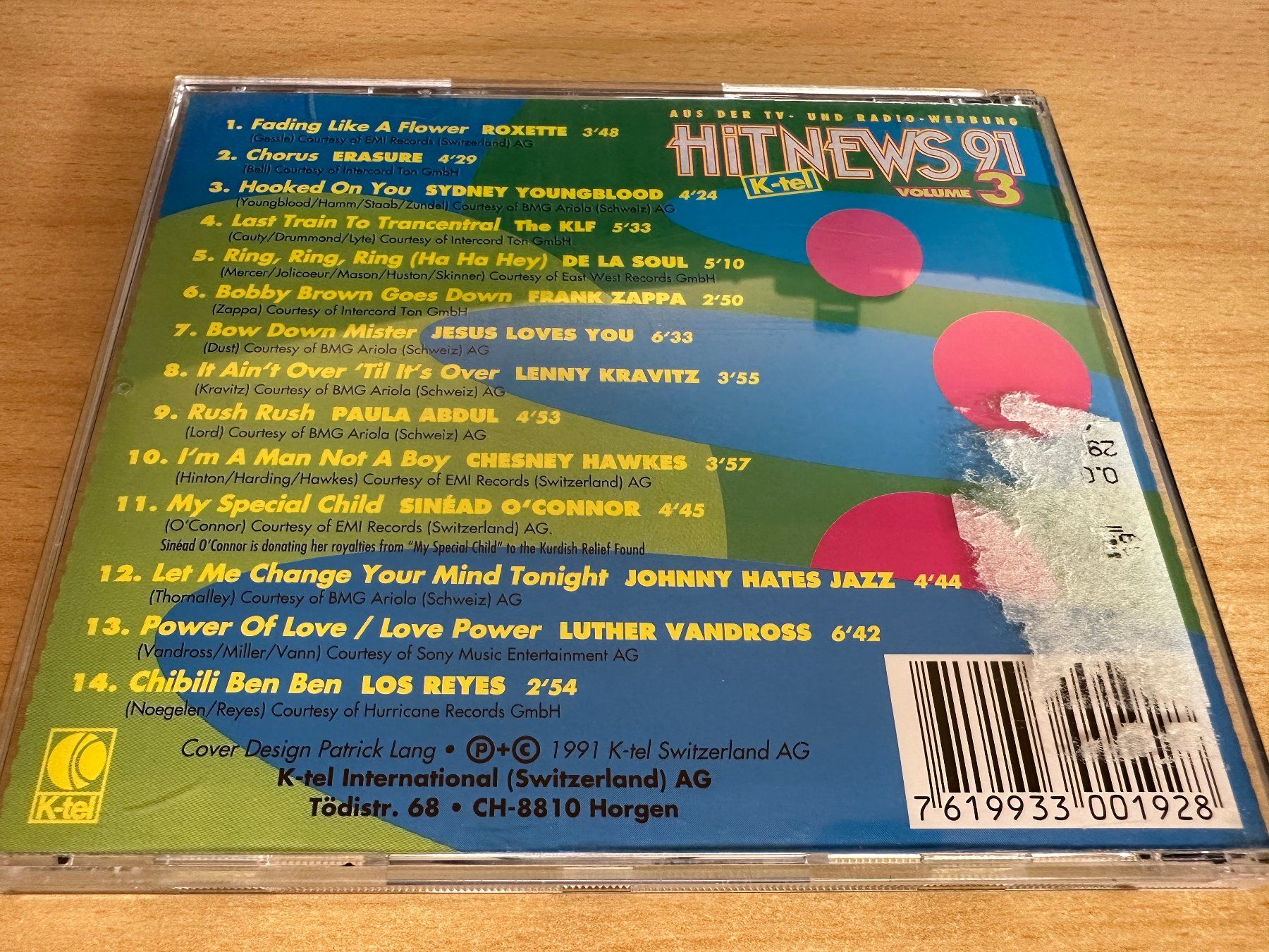 CDs: Various – Hit News 91 Volume 3 – Gebraucht aus Rikon im Tösstal von Alpenmutz 1