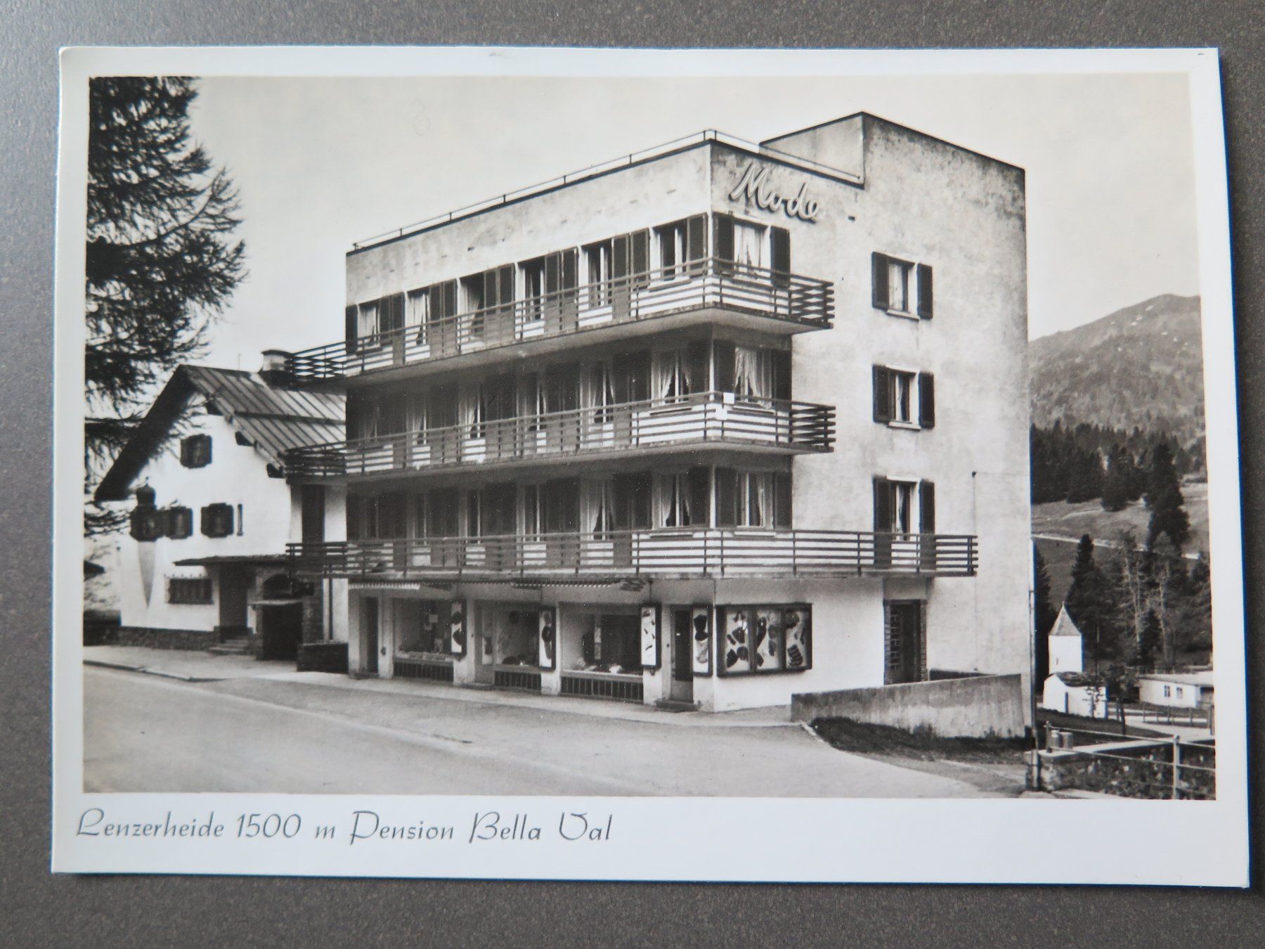 Cartoline postali: LENZERHEIDE - PENSION BELLA VAL – Usato da Wittenbach venduto da lipasal
