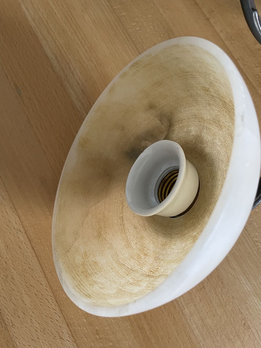 Kronleuchter & Deckenlampen: Antike Lampe/Deckenlampe mit Alabaster-Schirmen! – Gebraucht aus Möhlin von Optik57 2
