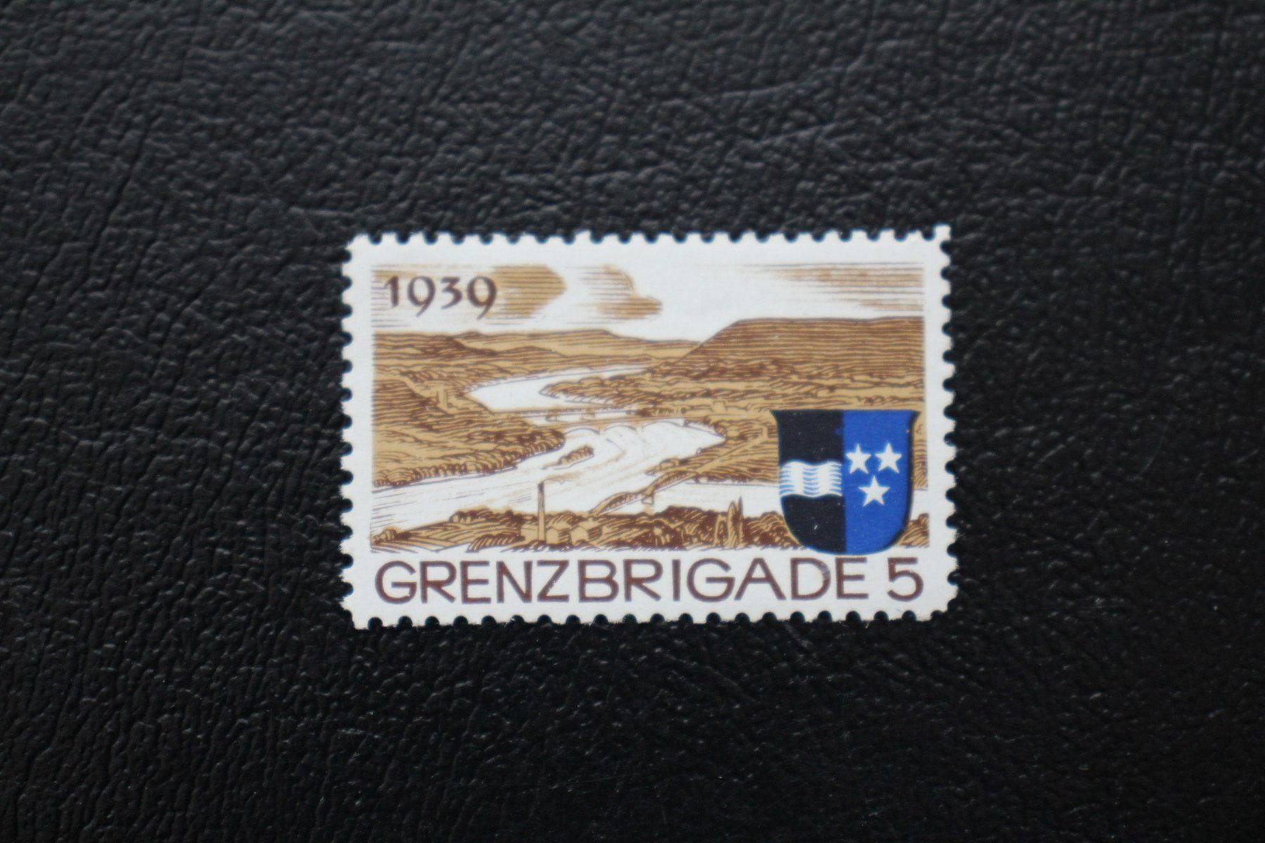 Alle Briefmarken: GRENZBRIGADE 5 AARGAU 1939 braun – Gebraucht aus Wiedlisbach von Hrudolfo