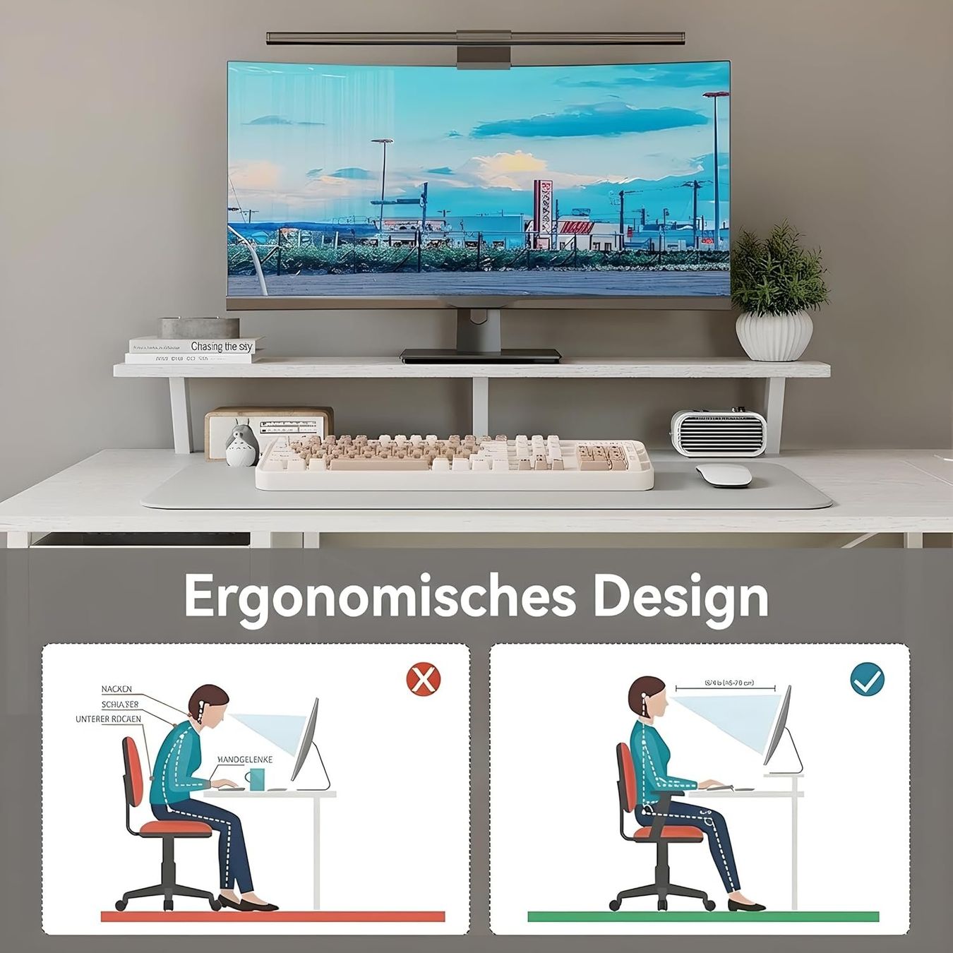 Scrivanie: Schreibtisch Eckschreibtisch mit USB Steckdose Weiss – Nuovo e nell'imballaggio originale da Schaffhausen venduto da AllesMussRaus90 7