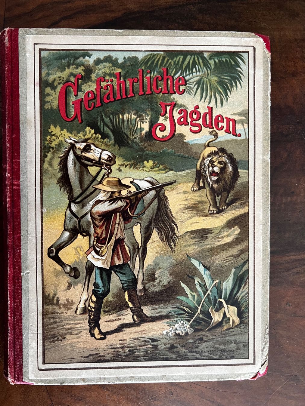 Libri: Antikes Buch: "gefährliche Jagden" 1882 – Usato da Adliswil venduto da Mandela