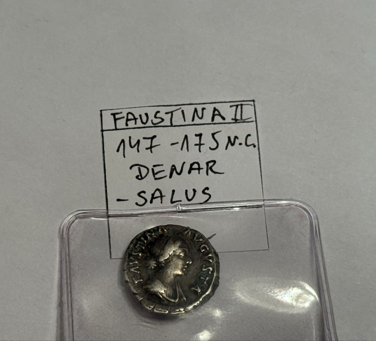 Toutes les monnaies: Silberdenar -  Faustina II - Salus – D'occasion à Zürich par daki81