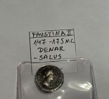Silberdenar -  Faustina II - Salus