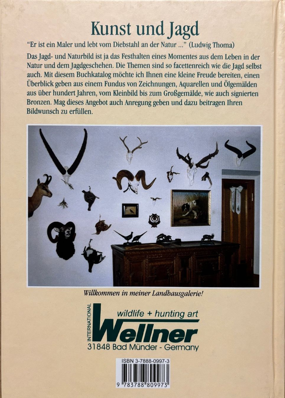 Libri: Wellner's Galerie der Jagdkunst – Nuovo (secondo la descrizione) da Sarnen venduto da Livres 1