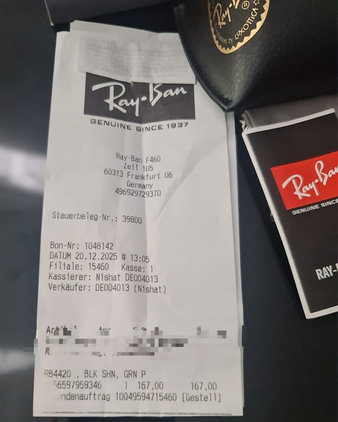 Ray-Ban Brillen & Gläser: Neue Original Ray-Ban Brille – Neu und originalverpackt aus Zürich von ok1 6