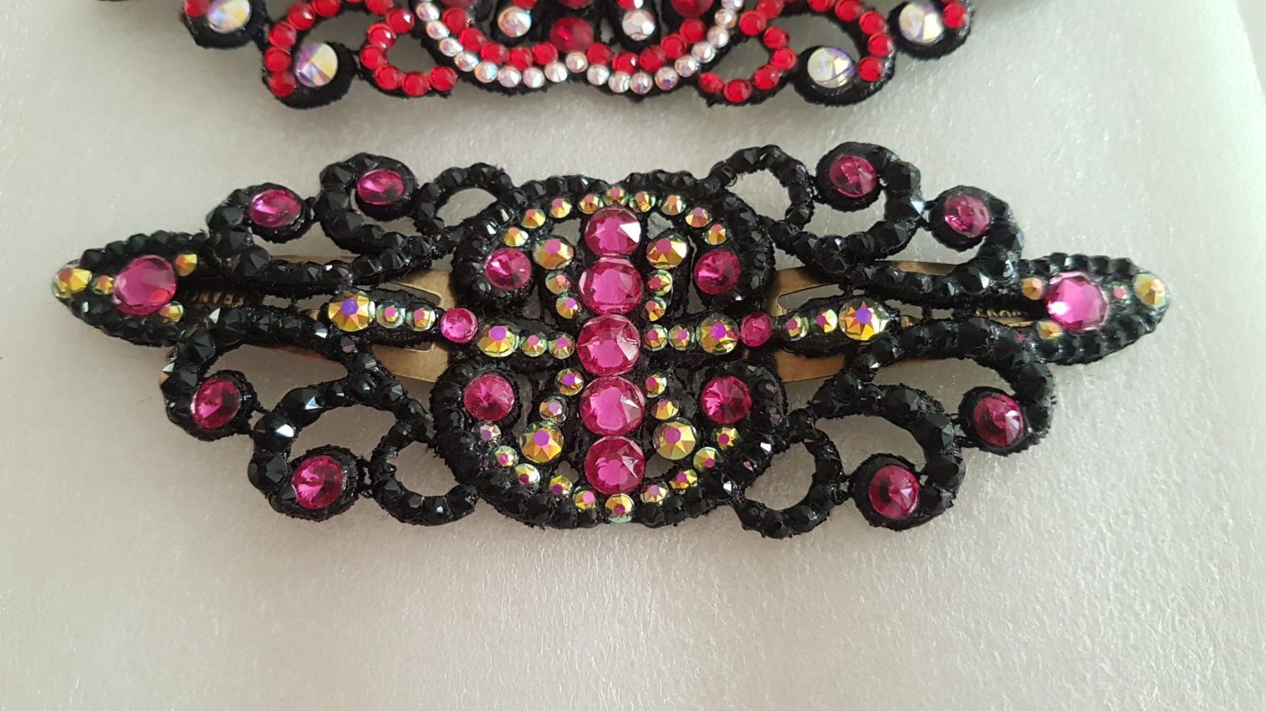 Accessori per capelli: Haarspange  mit  Swarovski Steinen 13cm. – Nuovo (secondo la descrizione) da Zürich venduto da 280_yc86 3