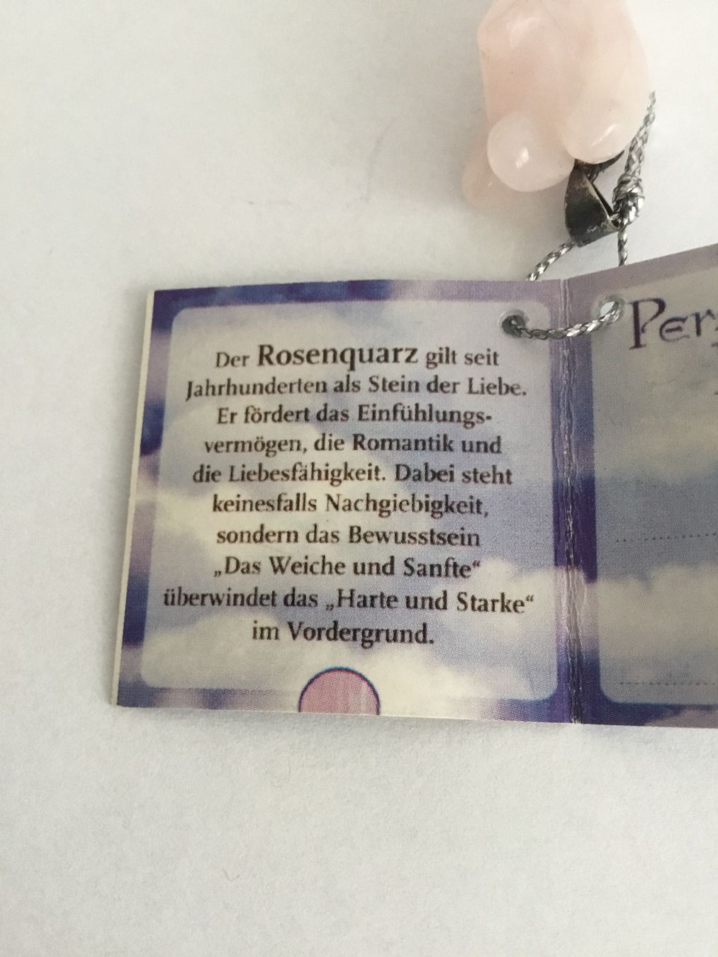 Minerali & Pietre curative: Persönlicher Engel Rosenquarz – Nuovo e nell'imballaggio originale da Doppleschwand venduto da lapis106 3