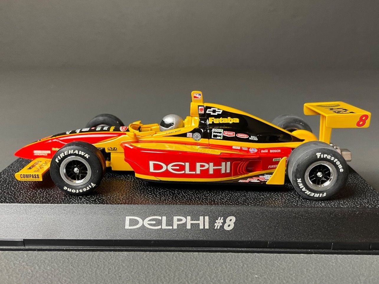 Carrera Piste: Scalextric C2498 Dallara Indy Delphi #8 – Nuovo (secondo la descrizione) da Genthod venduto da lightyear63