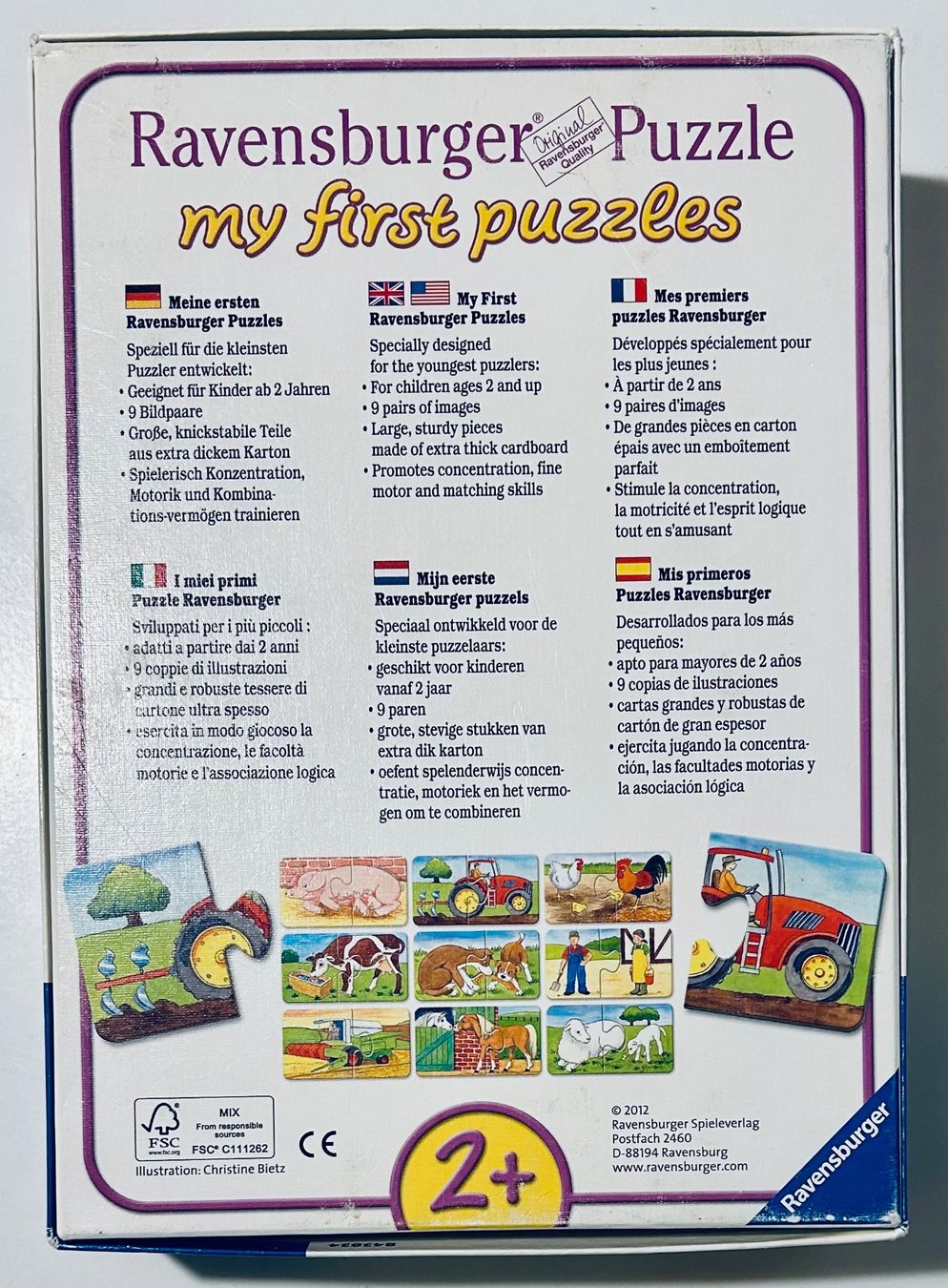Ravensburger Puzzle: My first Puzzles – Usato da Riedholz venduto da Abendsonne 5