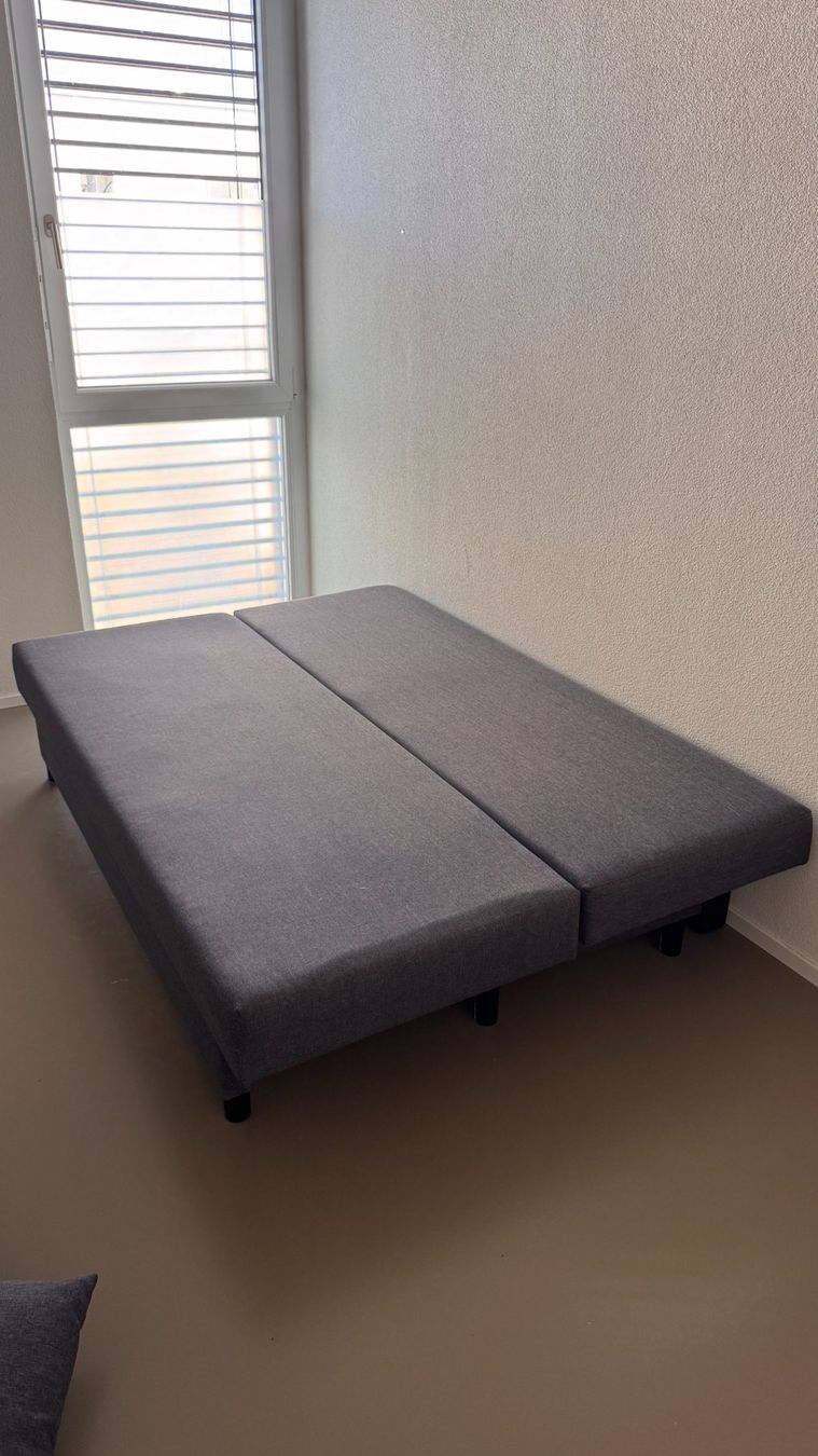 Ikea Sofas: Schlafsofa Dunkelgrau, 190 x 130cm – Gebraucht aus Bern von Rebreg_m 1