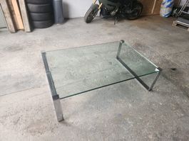 Speziell Couchtisch Glas Chrom Metall