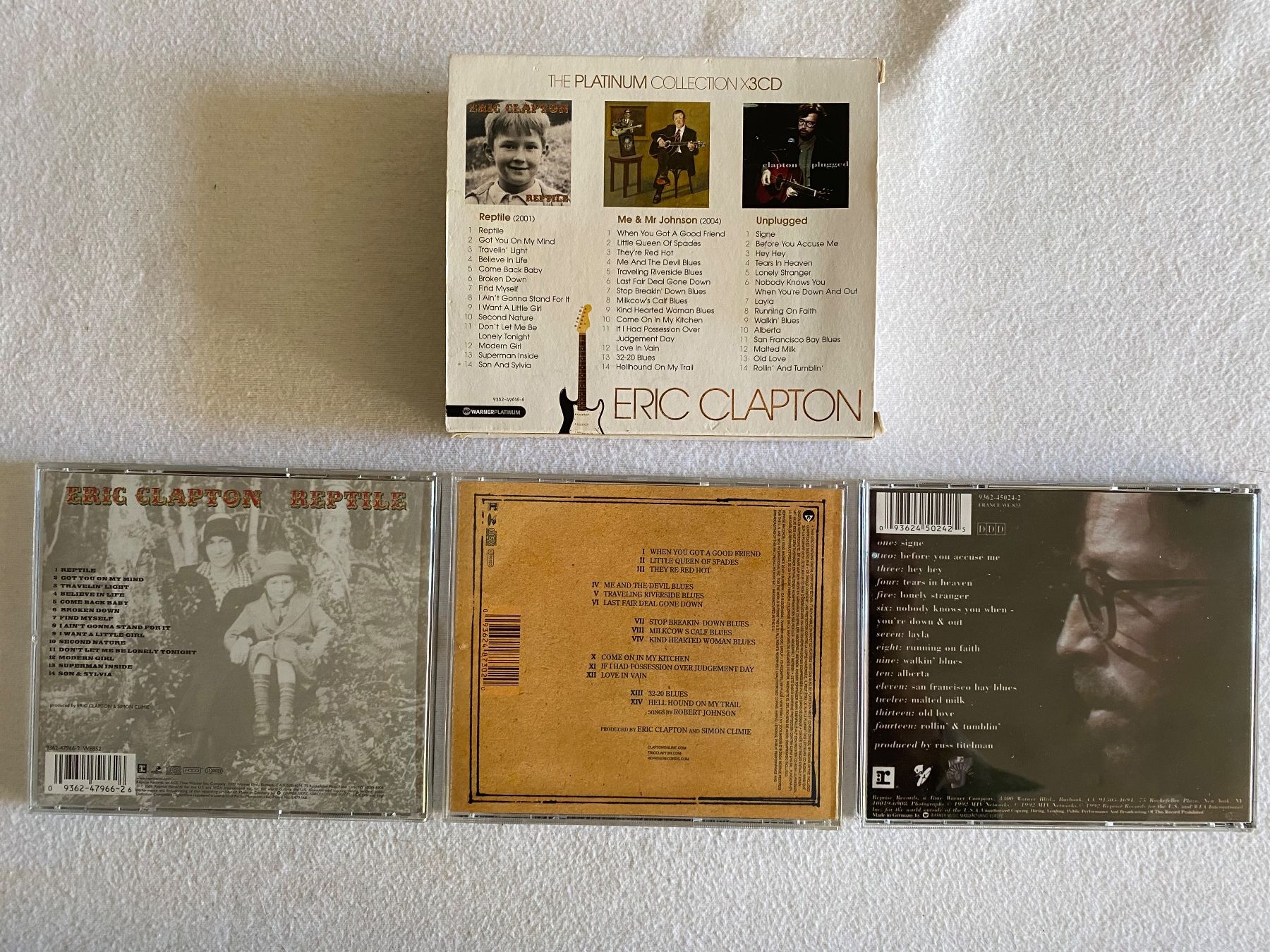 CD: 3 x Eric Clapton - The Platinum Collection (3 CD Box) – Nuovo (secondo la descrizione) da Duggingen venduto da Kisha010 3
