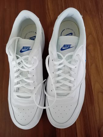Weisse Nike Court Vision Low Sneaker, Grösse 41