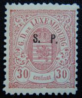 Luxemburg Dienst Kat. 34 II * 1884 sign. Kat. 240 Euro