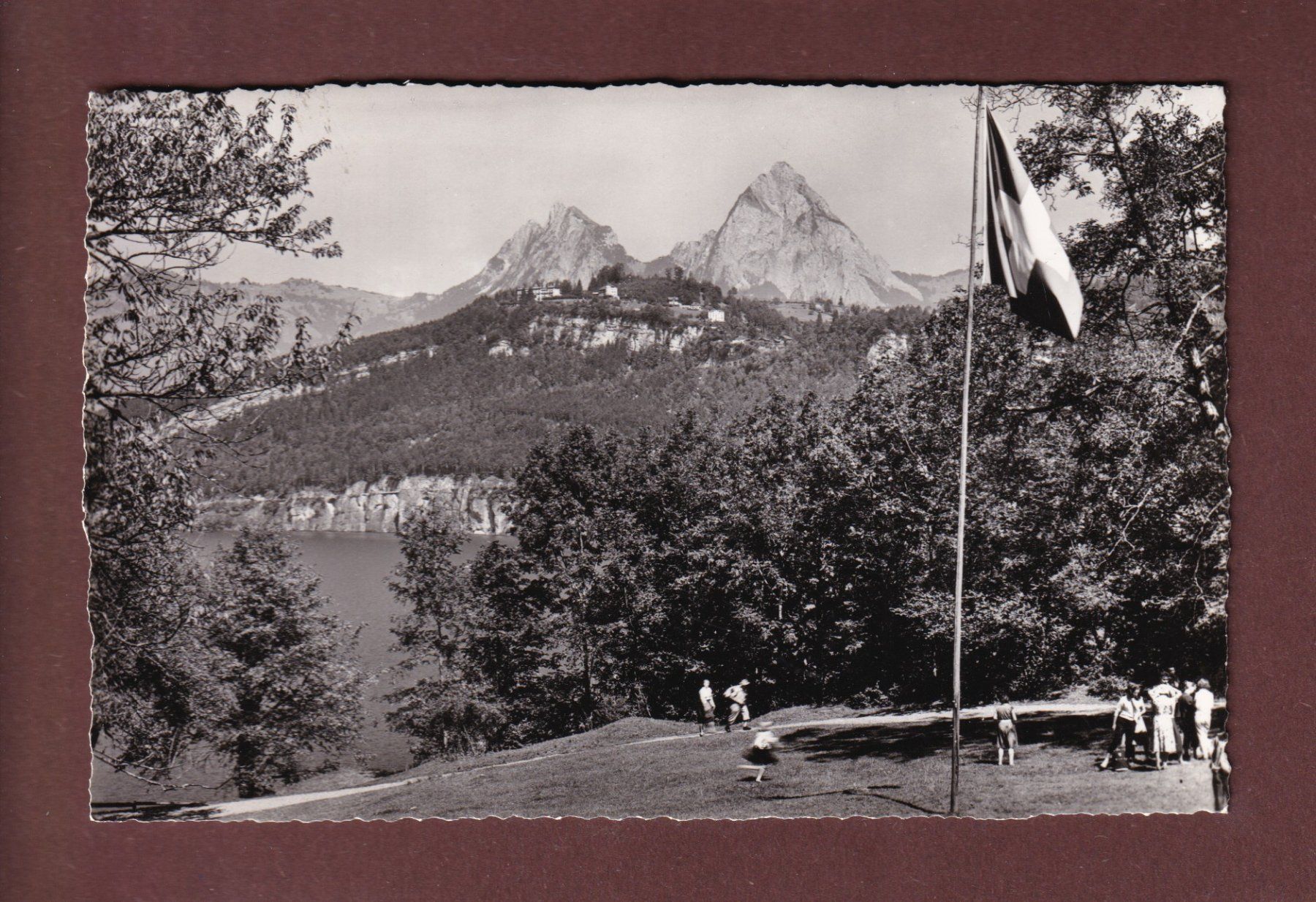 Cartoline postali: RÜTLIWIESE - Mythen – Usato da Pully venduto da nicecards-shop