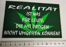 Cannabis  (Aufkleber, PVC)