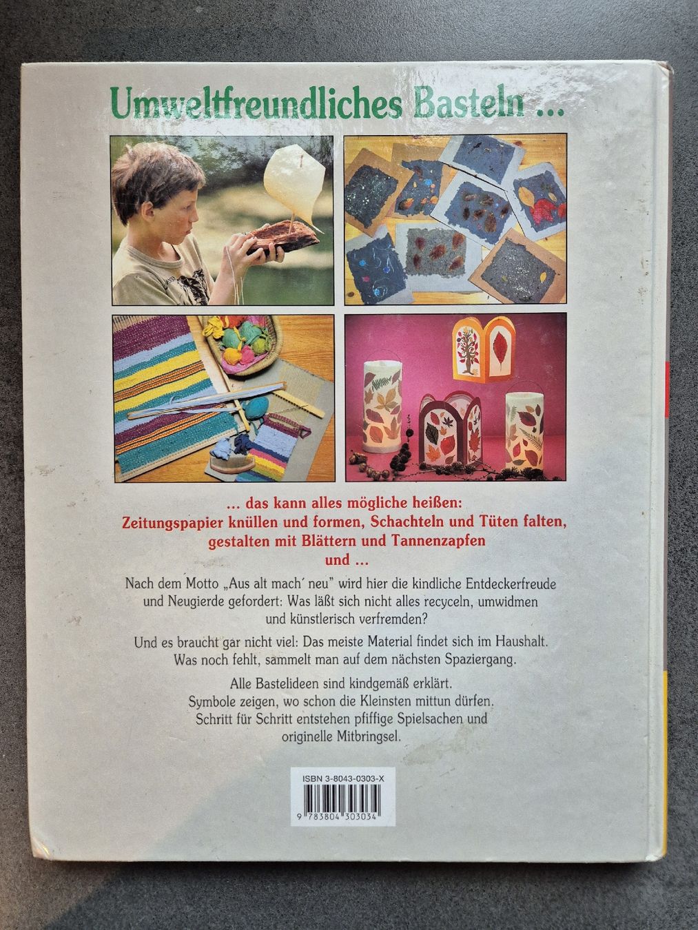 Libri: Kinderleichtes Umweltbasteln Buch – Usato da Abtwil SG venduto da Adler770 1