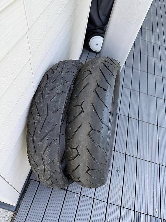Pneus & Kompletträder: Reifen Moto Pirelli Rosso II – Gebraucht aus Rüdtligen von Kawasaki11 2