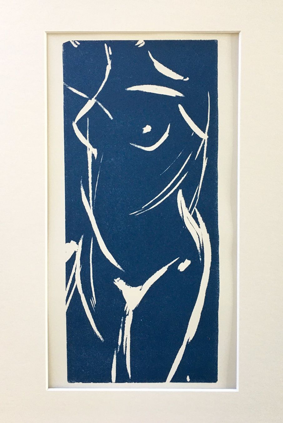 Grafiken & Lithographien: Hans Stöhr  "Weiblicher Torso"  Original Linolschnitt – Gebraucht aus Nennigkofen von juhit 2