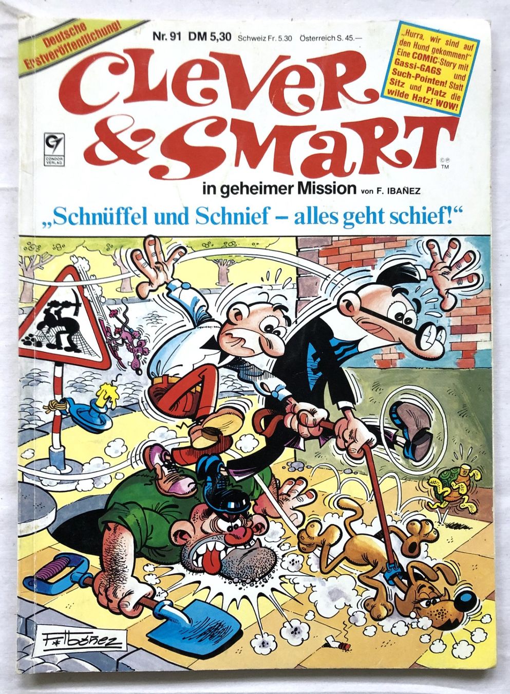 Fumetti: CLEVER&SMART - Nr.91 - 1.Auflage – Usato da Schaffhausen venduto da durruti
