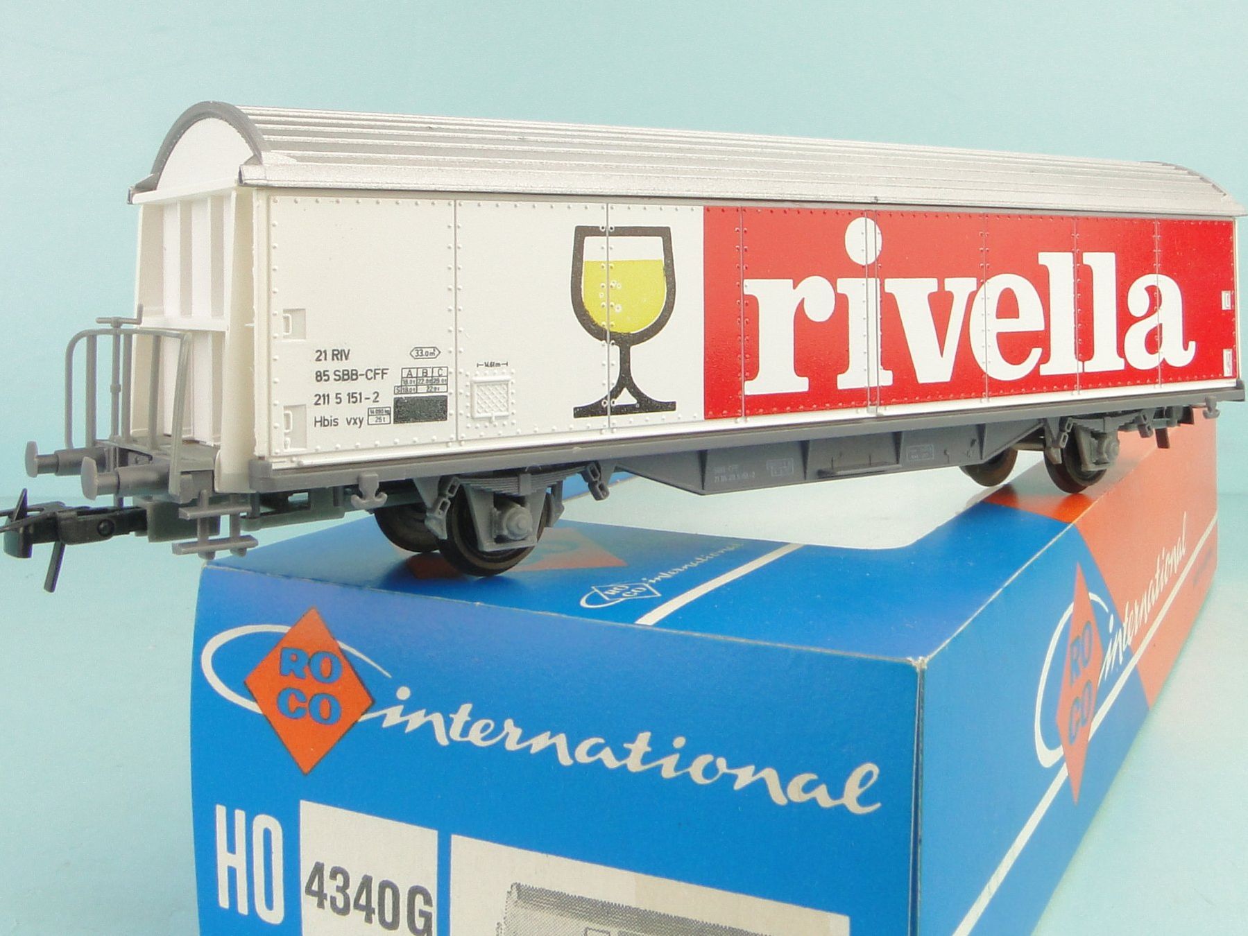Roco Modellini di ferrovie: Roco 4340G SBB Hbis Rivella, NEU – Usato da Bülach venduto da cann11