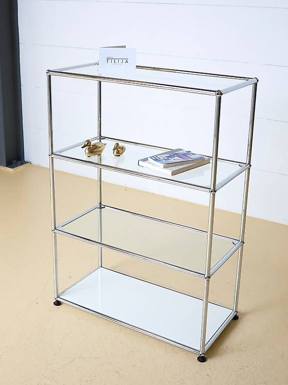 USM Scaffali: USM Sideboard / Regal mit Glastablar, Lieferung möglich – Usato da Meinisberg venduto da atelier_TILIJA 3