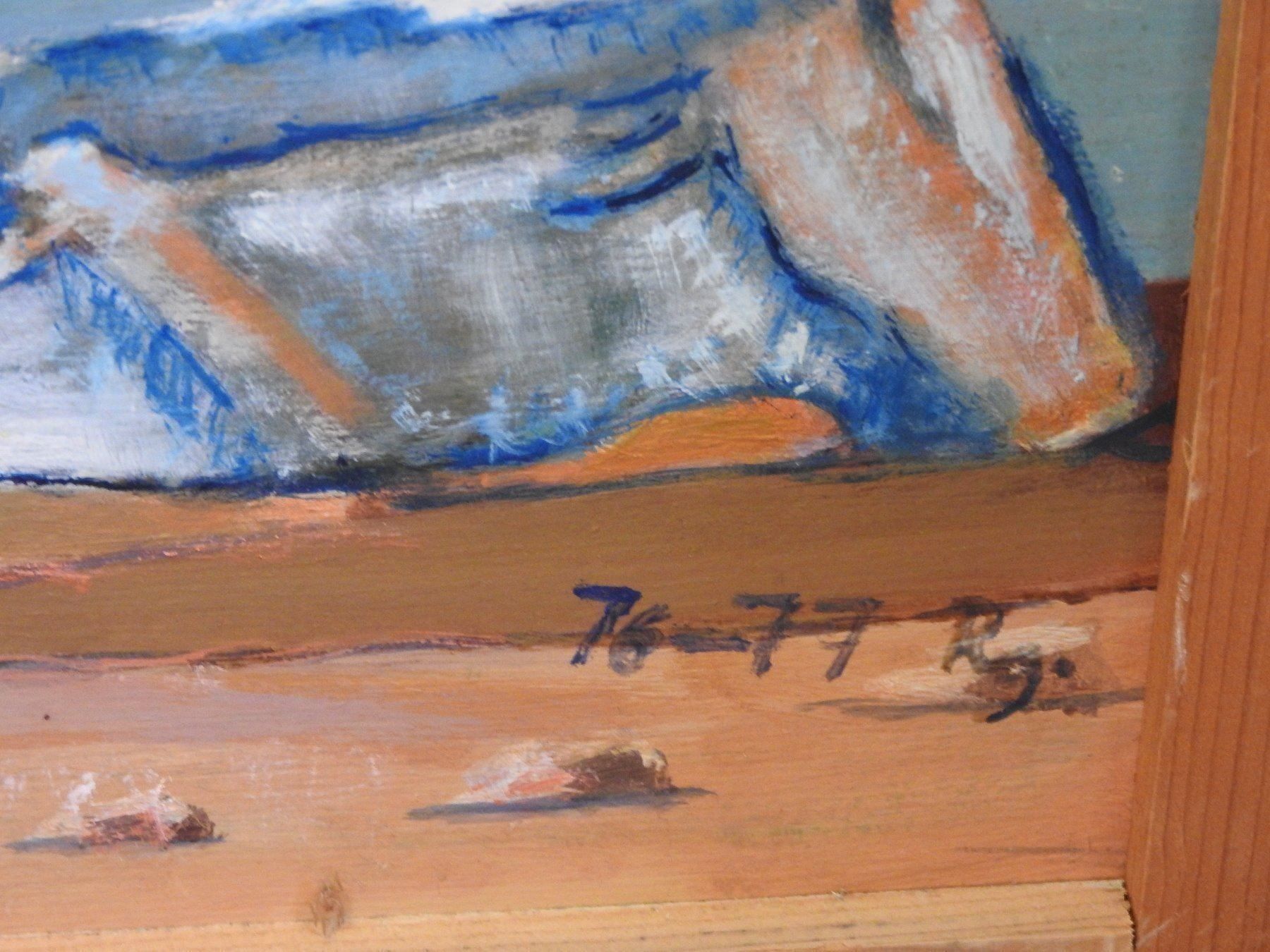 Gemälde: Grosses Oelbild  signiert – Gebraucht aus Stetten AG von Brissago25 2