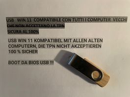 10 USB WIN 11 ONE TPM