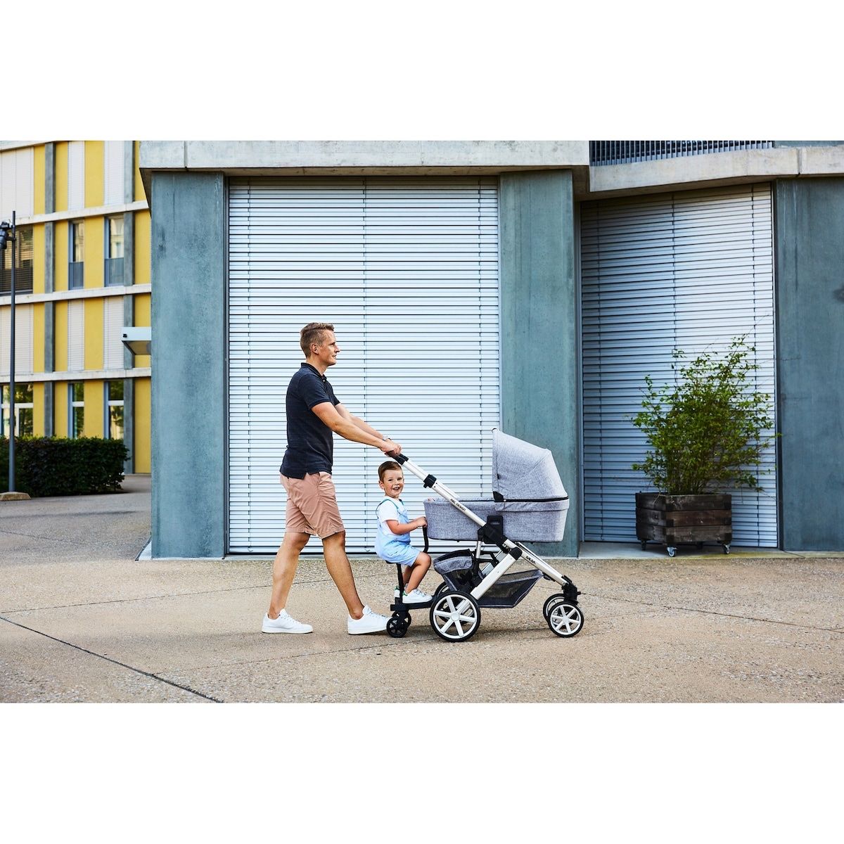 ABC Design Accessori per carrozzine: ABC DESIGN Buggy-Board Kiddy Ride On 2 mit Sitz – Nuovo e nell'imballaggio originale da Aesch BL venduto da Molny