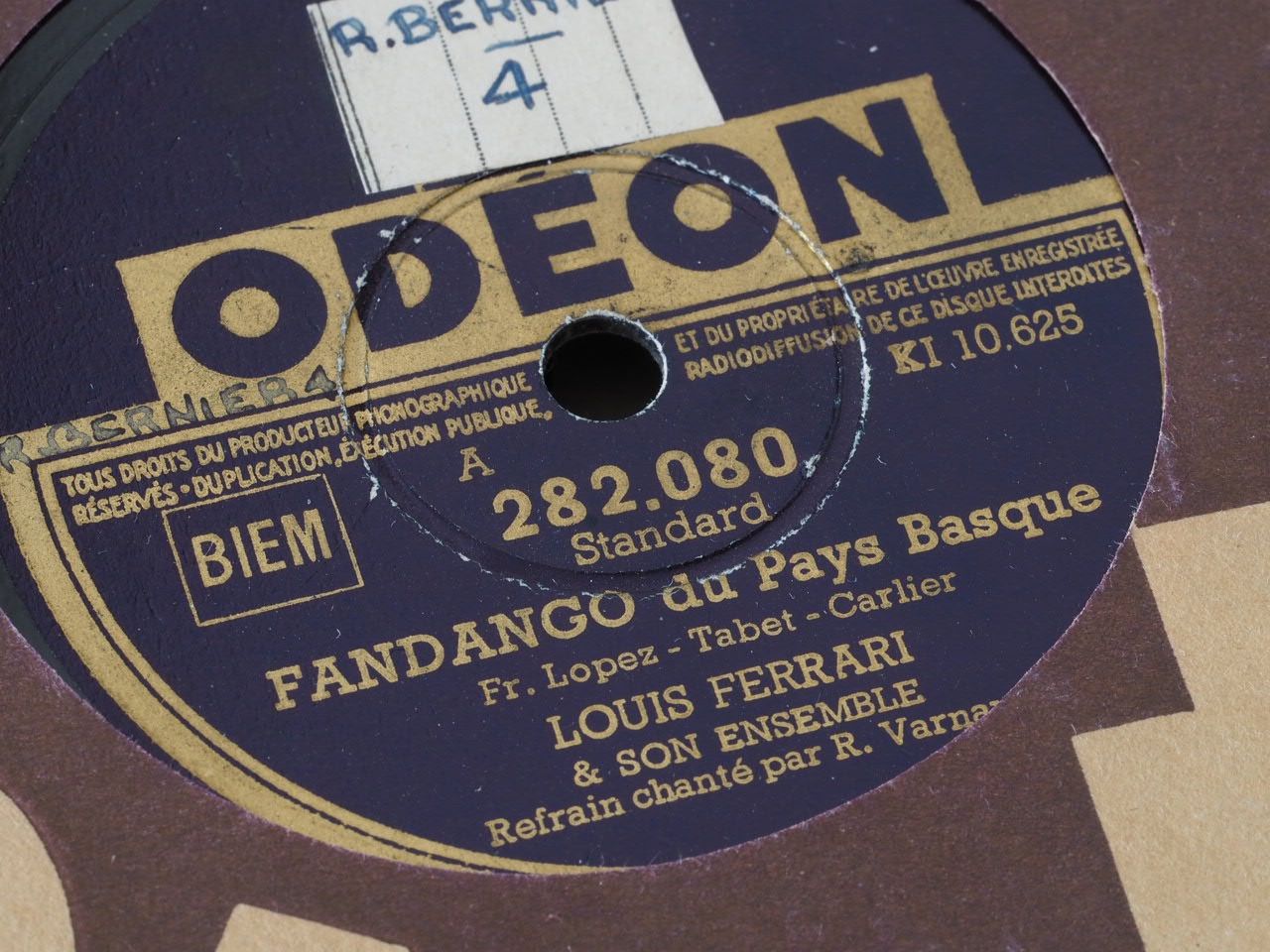 Schallplatten: DISQUES 78 TOURS – Gebraucht aus Lausanne von Leag 8