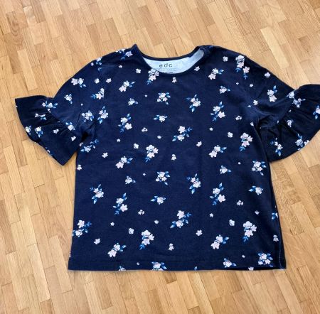 T-shirt EDC taille XS pour femme imprimé fleuri