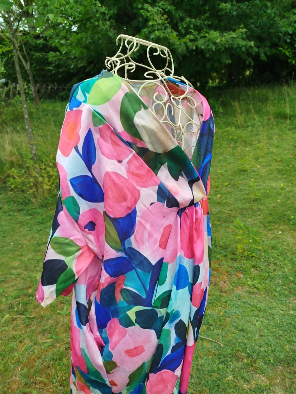 Vestiti: Sublime robe fleurie, ample et fluide taille XL – Nuovo e nell'imballaggio originale da Porrentruy venduto da Olifante 4