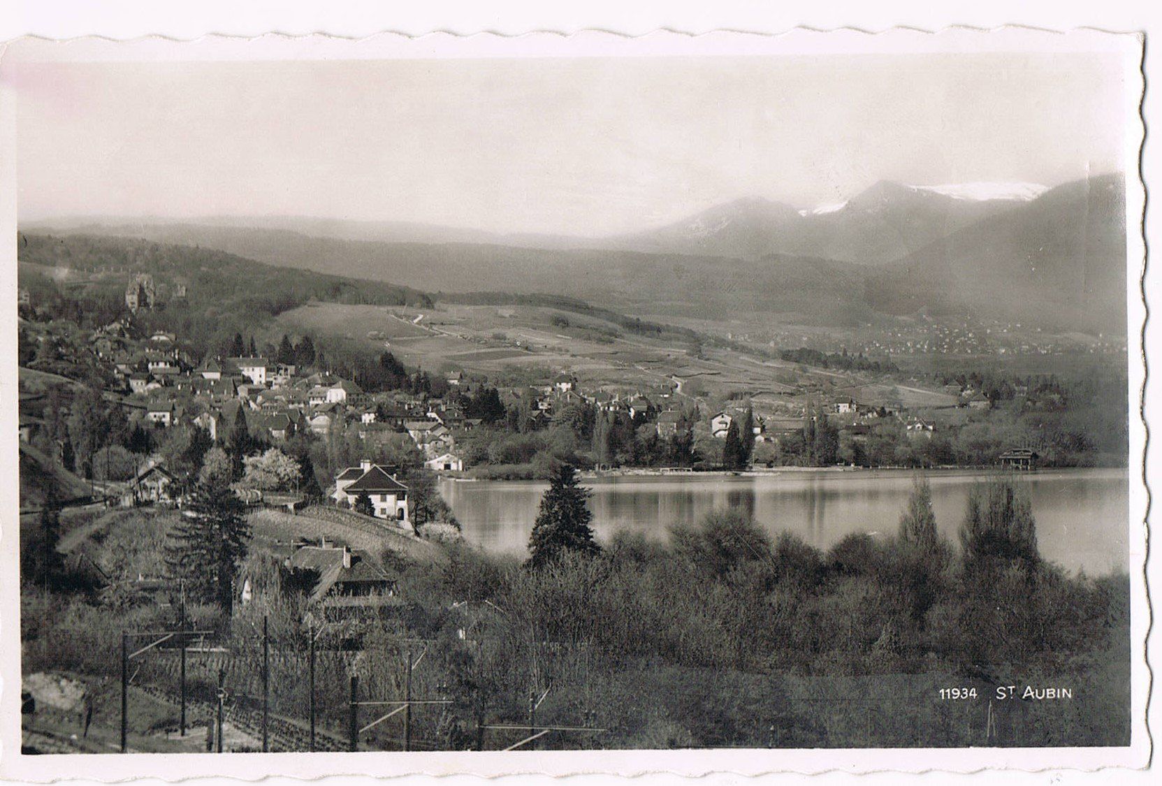 Cartoline postali: St-Aubin – Usato da Buchs AG venduto da Baerfisch