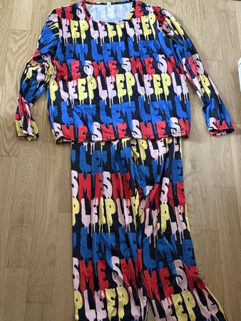 Pyjama 2 teilig leicht langarm Gr. L