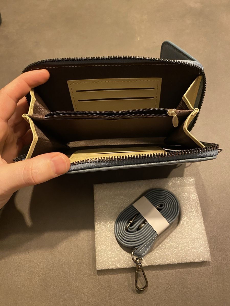 Portamonete: Portemonnaie blau – Nuovo (secondo la descrizione) da Volketswil venduto da thegreatest95 1