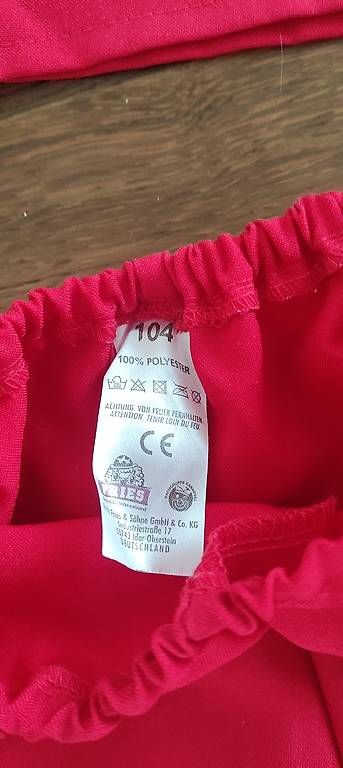 Costumi: Feuewehrkostüm Kinder (Grösse 104) – Usato da Muolen venduto da strandperle 1