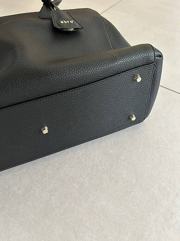 Abro Borse da donna: ABRO Leder-Tasche schwarz/gold – Usato da Zunzgen venduto da Conny_0812 3