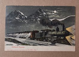 AK Ansichtskarte Gotthard Express Dampflok