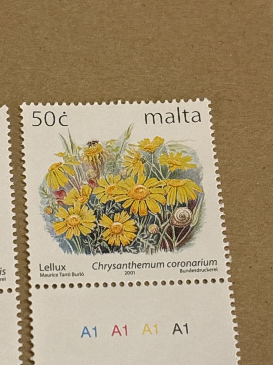 Tutti i francobolli: Malta 2001, 6er Briefmarken-Set, Blumen – Nuovo (secondo la descrizione) da Zürich venduto da engebrunau 2
