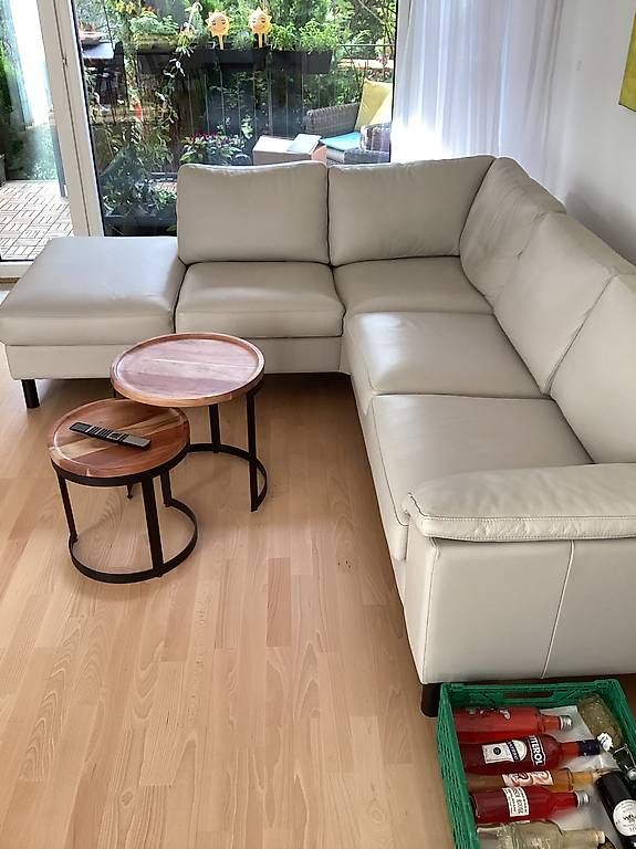 Divani: Polstergruppe Leder beige – Usato da Frauenkappelen venduto da asc_g99d 1