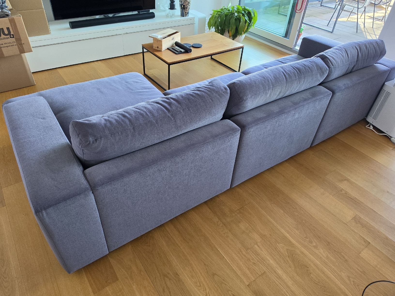 Sofas: Ecksofa grau (2 Teile) – Gebraucht aus Thalwil von Chris23 2