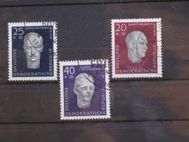 DDR 1957 Aufbau Gedänkstätten gest.