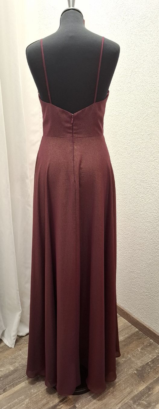 Vestiti: Bordeaux Kleid – Nuovo (secondo la descrizione) da Uster venduto da VMT. 4