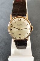 SILVANA Swiss Made Vergoldet Handaufzug elegante Damenuhr