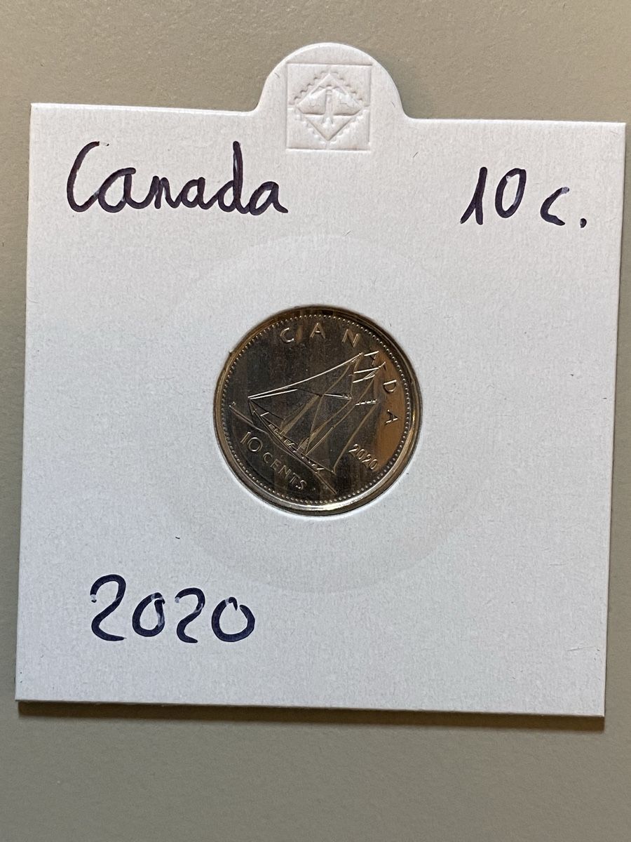 Alle Münzen: Canada - 10 cents - 2020 – Gebraucht aus Payerne von Mike1682
