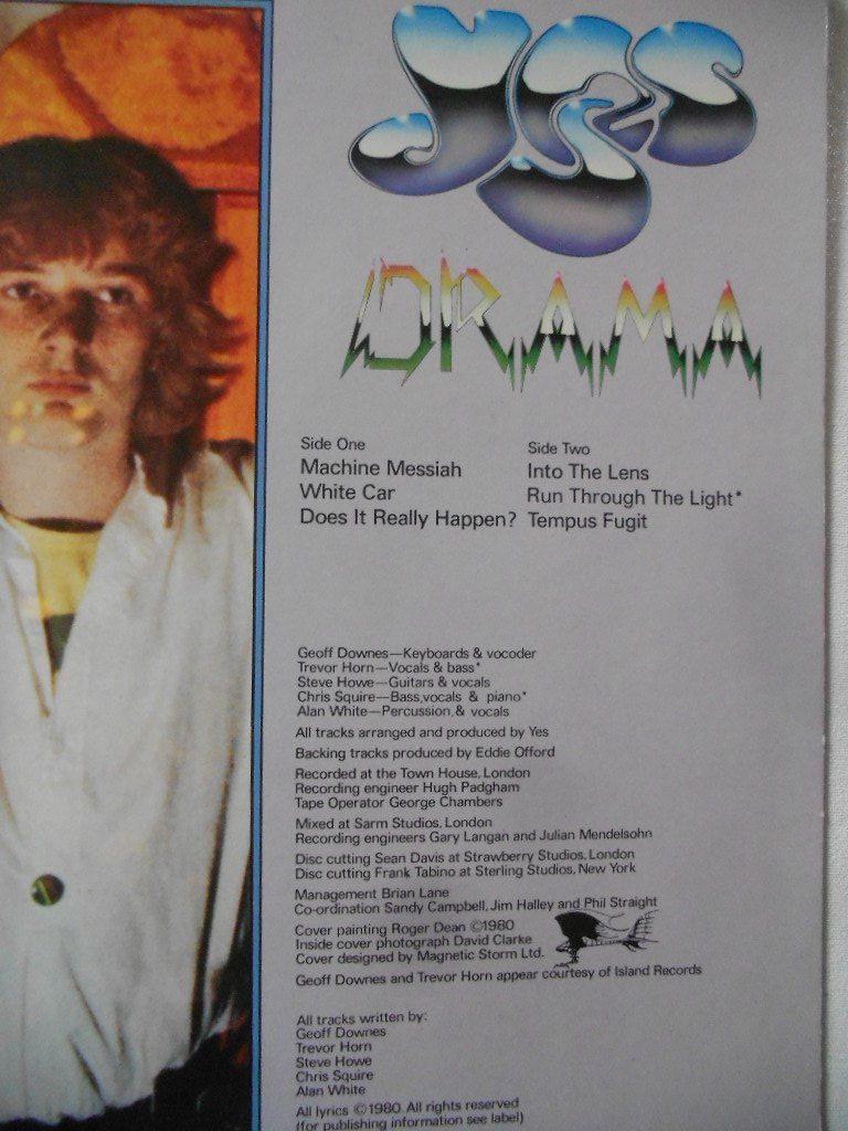 Dischi in vinile: YES  -  DRAMA – Usato da Bex venduto da Giorgiob 3