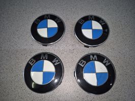 4 BMW Nabendeckel Felgendeckel Set  schwarz