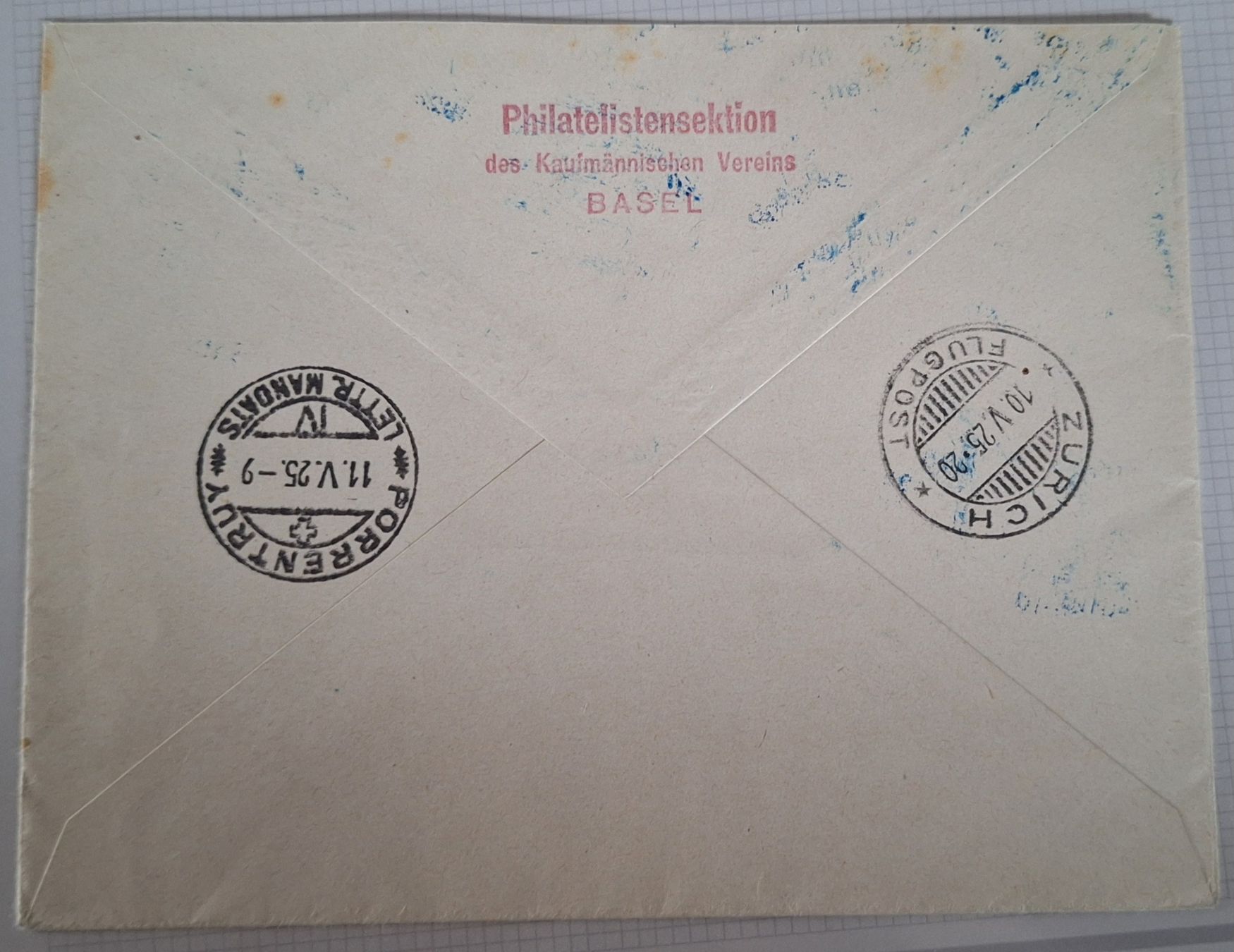 Tutti i francobolli: 1925 Wehrdenkmal Basel – Usato da Balgach venduto da SIMEON27 1